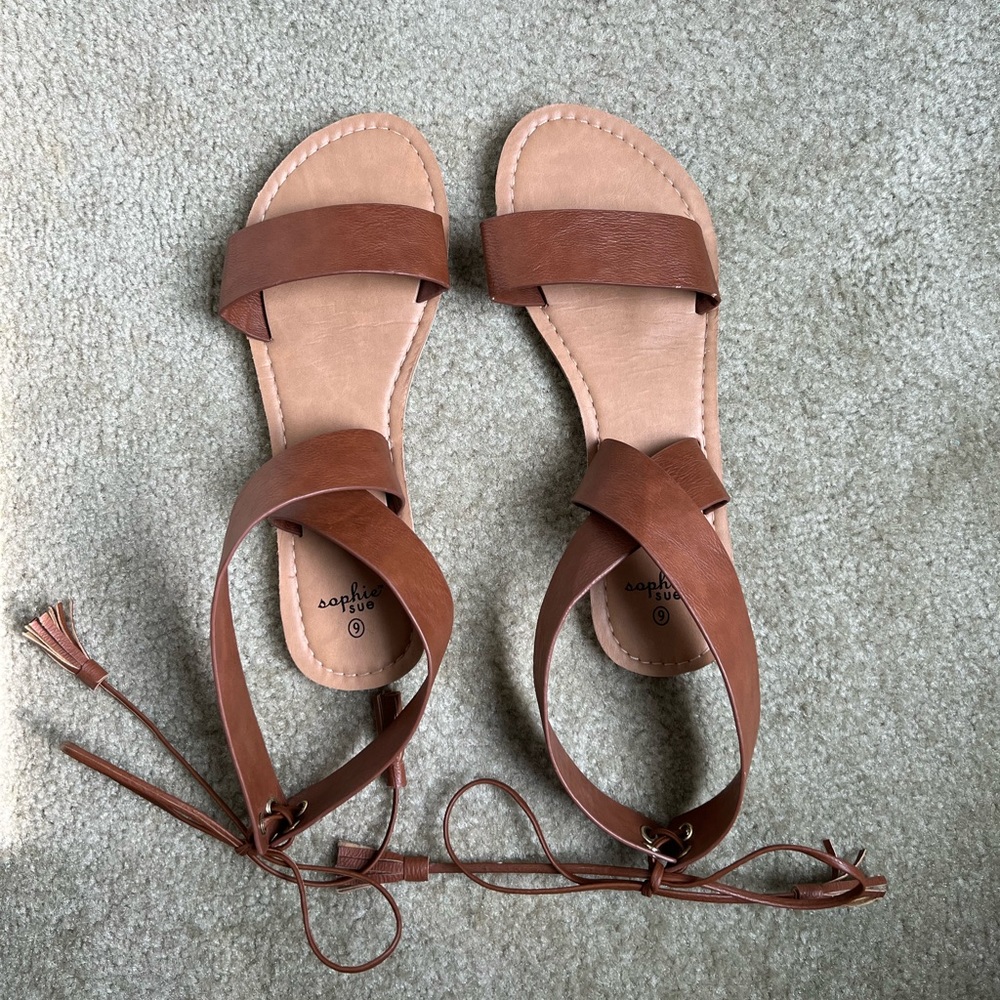 Brown leather Sandals